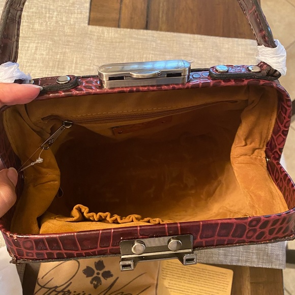 Patricia Nash Bags Patricia Nash Croc Plum Nela Satchel Nwt Poshmark